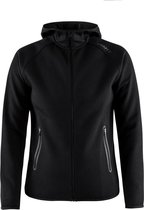 Craft Emotion Full Zip Hood Dames Zwart maat XS