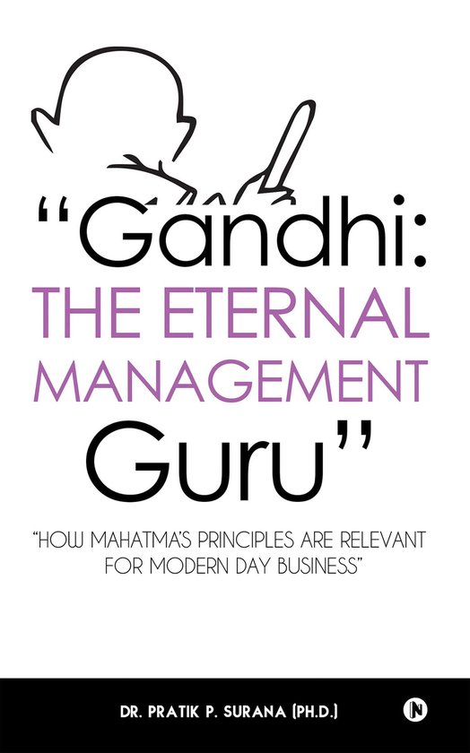 “Gandhi: The Eternal Management Guru” - cover
