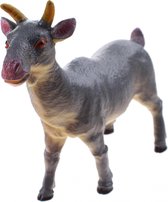 Johntoy Animal World Geit 20 Cm Grijs
