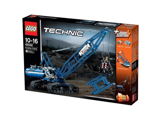 bevestigen Kent Antecedent LEGO Technic Rupsband Kraan - 42042 | bol.com