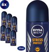 NIVEA MEN Stress Protect - 6 x 50 ml - Voordeelverpakking - Deodorant Roller