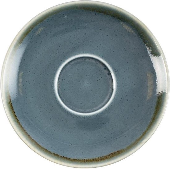 Porseleinen cappuccinokopjes mosgroen Olympia Kiln - 34cl inhoud