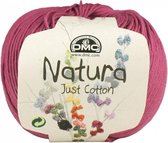 DMC Natura Just Cotton N33 Amaranto. PAK MET 10 BOLLEN a 50 GRAM. KL.NUM. 33.