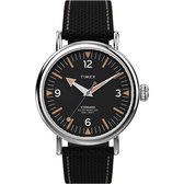 Timex Standard TW2V44000 Horloge - Textiel - Zwart - Ø 39 mm