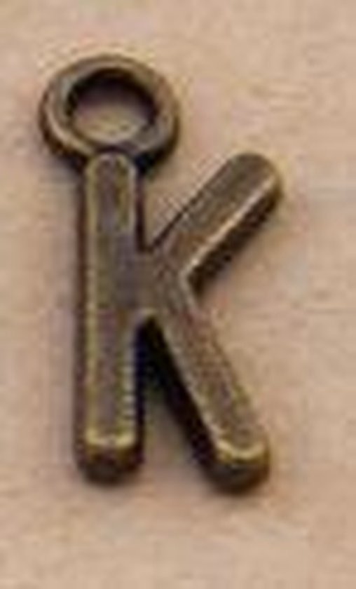 bedel Letter K Brons - Alfabet