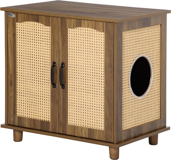 PawHut Kattenbak met kussen D31-055V00