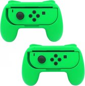 Controller Grip Houder Set geschikt voor Nintendo Switch Joy-Con (2 stuks) - Groen TNS-851B