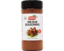 Badia Spices | Rib Rub Seasoning | rub voor porkchop, spareribs, steak | 155.9 gram