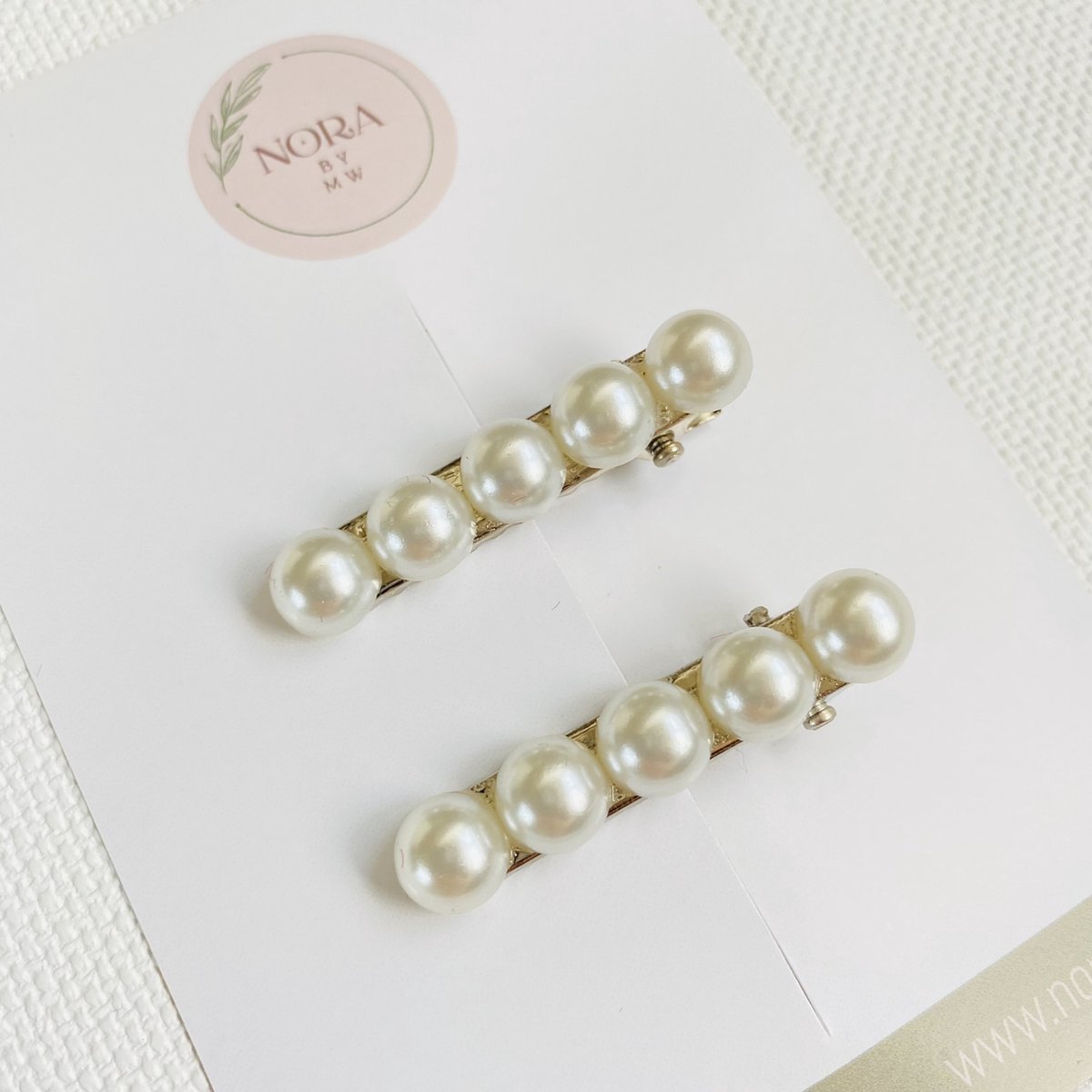 Nora by MW Haarclips voor newborns tot meiden set 124