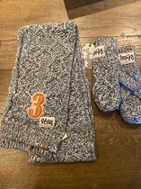 Moufles tricotées pour enfants de la marque Sarlini Medium Grey Melange