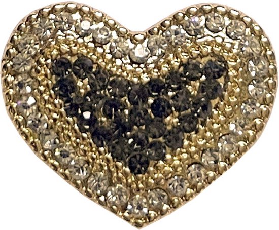 Broche Cœur Dorée Aimantée - Neuf Avec étiquettes