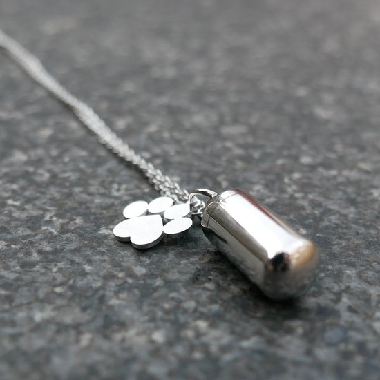 EUDORA Harmony Ball Sterling zilveren moeder en kind ketting voor