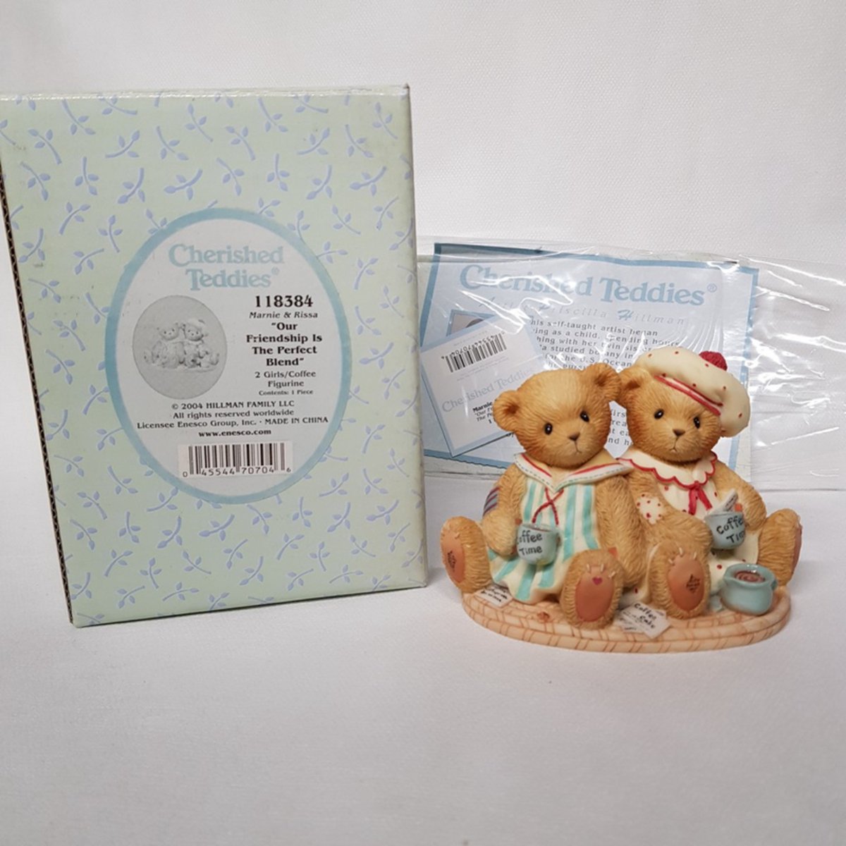 Cherished Teddies - 118384 - 2 Girls/Coffee Figurine