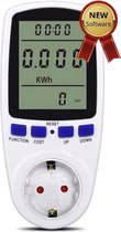 Energiemeter - Verbruiksmeter - Energiekostenmeter - KWh meter - Stroomverbruik meter - Elektriciteitsmeter - Energiekosten - Stopcontact - Meerdere functies - Carscent-official