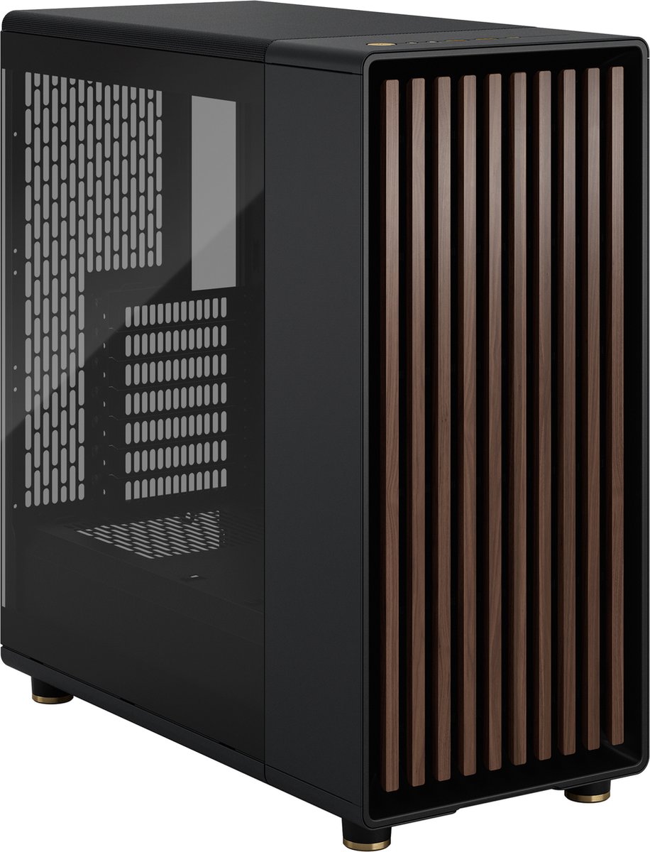 Fractal Design North - Midi Tower - ATX, Micro-ATX, Mini-ITX - tempered glass - staal