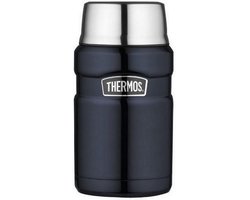 Thermos King voedseldrager 710 ml - Mat zwart