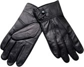 Leren handschoenen dames - Handschoenen dames winter - Afsluitbare boord - Maat L