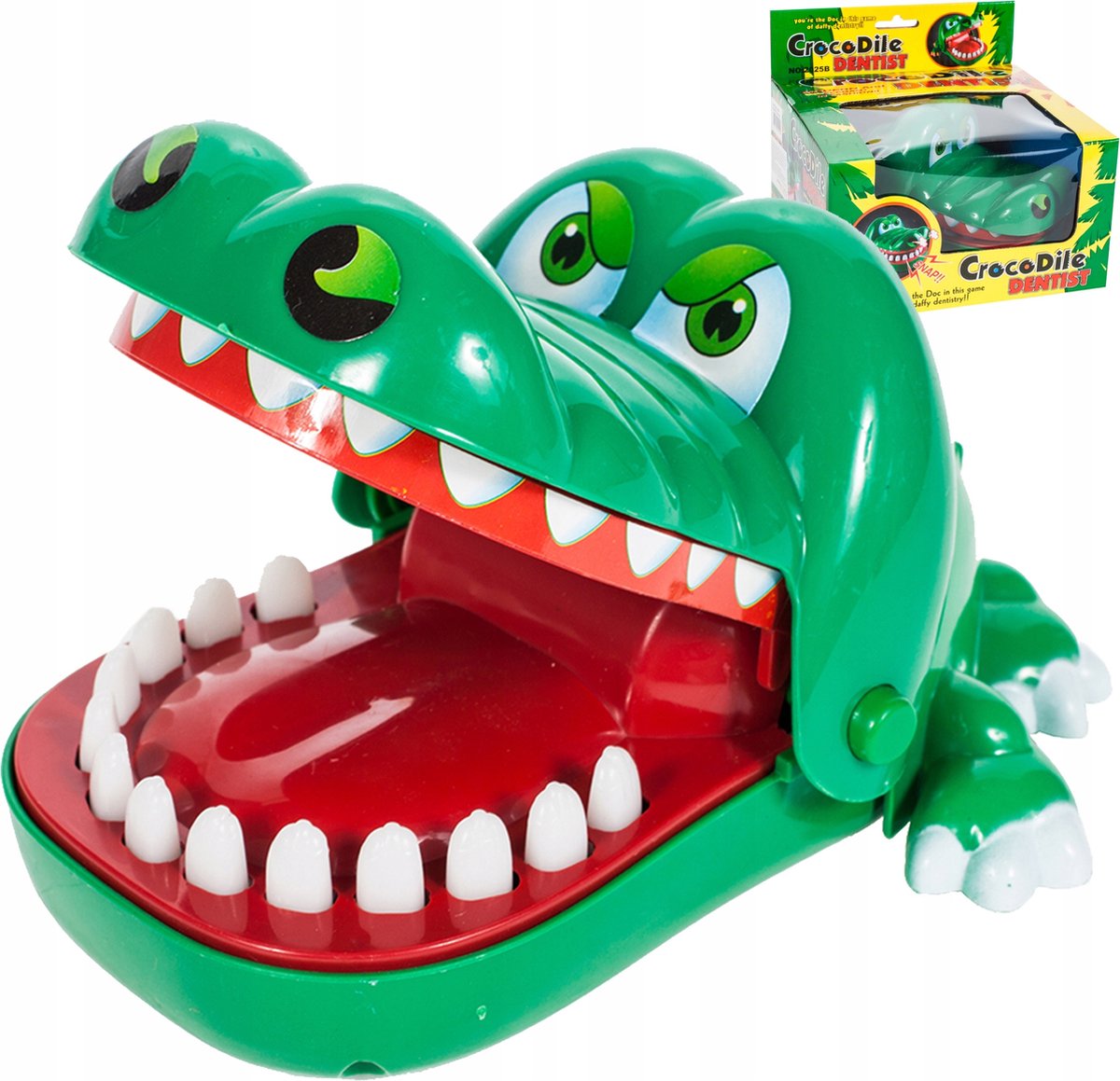Jouet drôle en forme de crocodile, Grand Crocodile Dentist bouche Bite  doigt dents de crocodile,Jouet Classique pour enfants : : Jeux et  Jouets