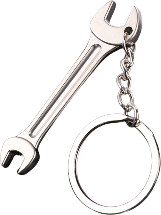 Gereedschap Sleutelhanger - Steeksleutel / Moersleutel - Leuk voor Vaderdag / Papa - Keychain Sleutel Hanger Cadeau - Auto Accessoires