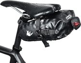 Woegel zadeltas – Zadeltas Mountainbike/racefiets – frametas waterdichte – 1l – fietstassen – zwart