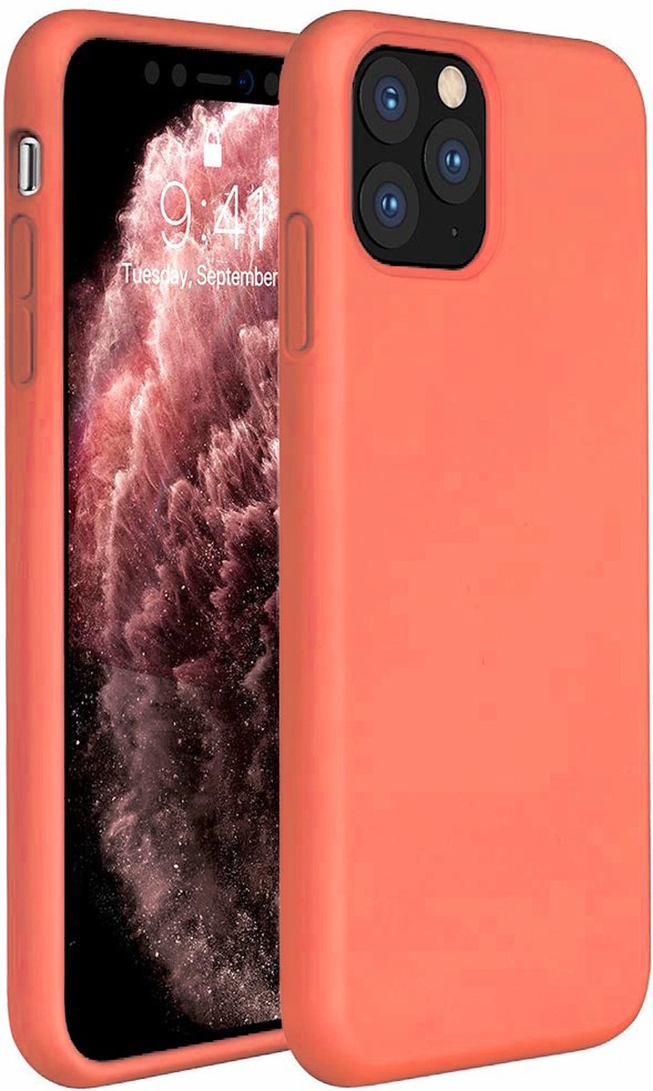 Silicone case voor geschikt voor Apple iPhone - oranje