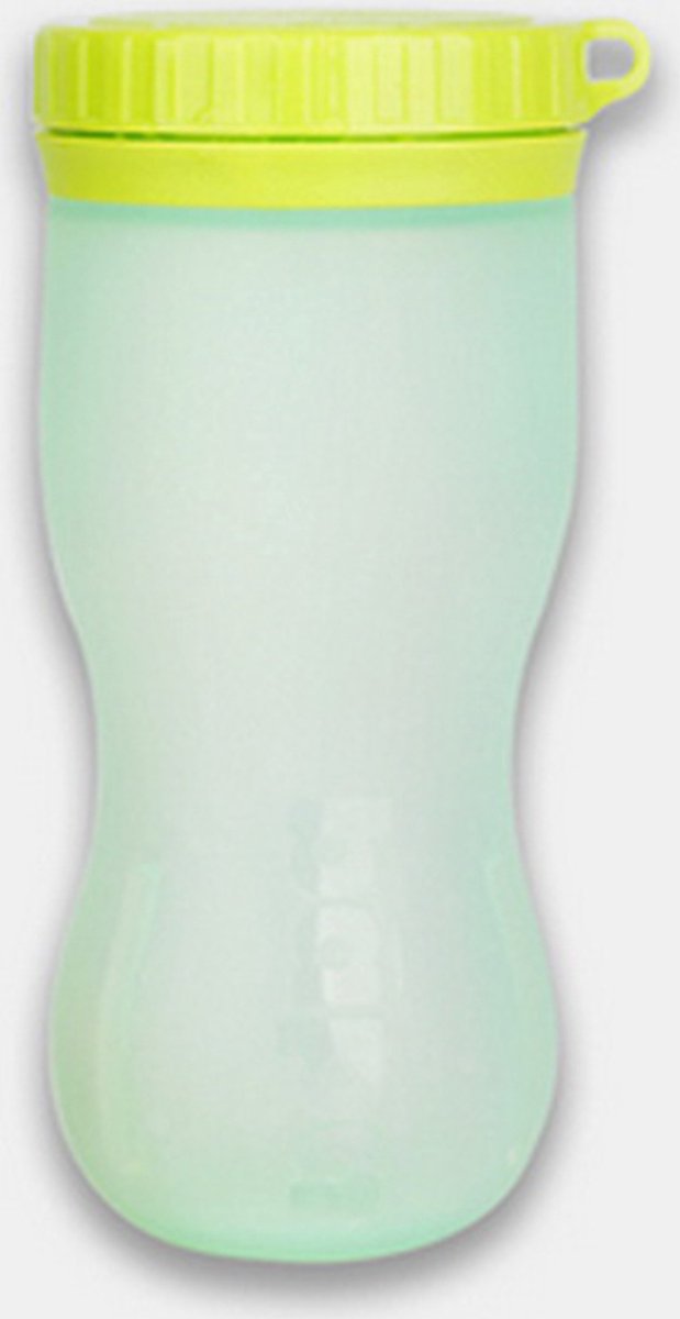Bapa FlipBottle - Drinkfles - 580ml - Groen - Doorzichtig - BPA vrij