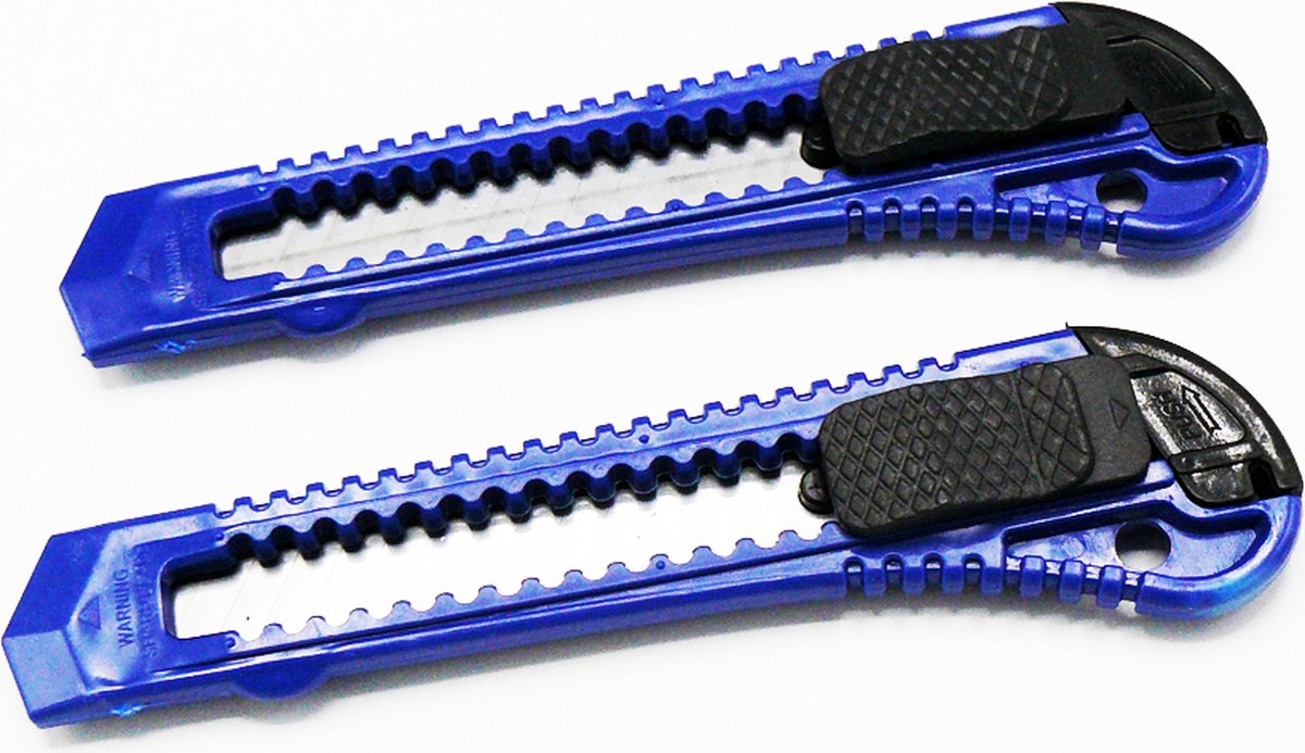 Doodadeals® Cuttermes Breekmes Stanleymes Afbreekmes Snijmes 18 mm Met...