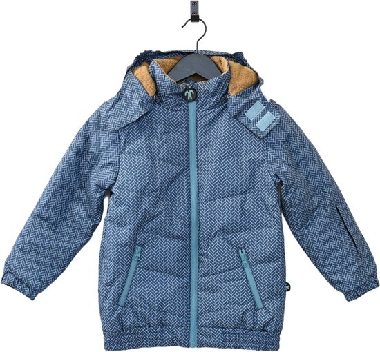 Ducksday - winterjas met teddy fleece voor kinderen - waterdicht – winddicht – warm - unisex - ranger - 148-152