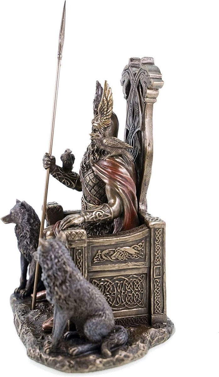 Odin met Wolven Zittend op de Troon Veronese Design | Boutique