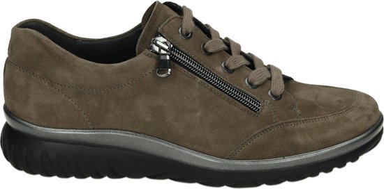 Semler - L5135 - Dames veterschoenen - Kleur: Taupe - Maat: 41