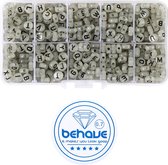 Behave Letter Beads Set - Glow in the Dark - Acryl - Perles - Alphabet Perles - 7mm - 624 Pièces