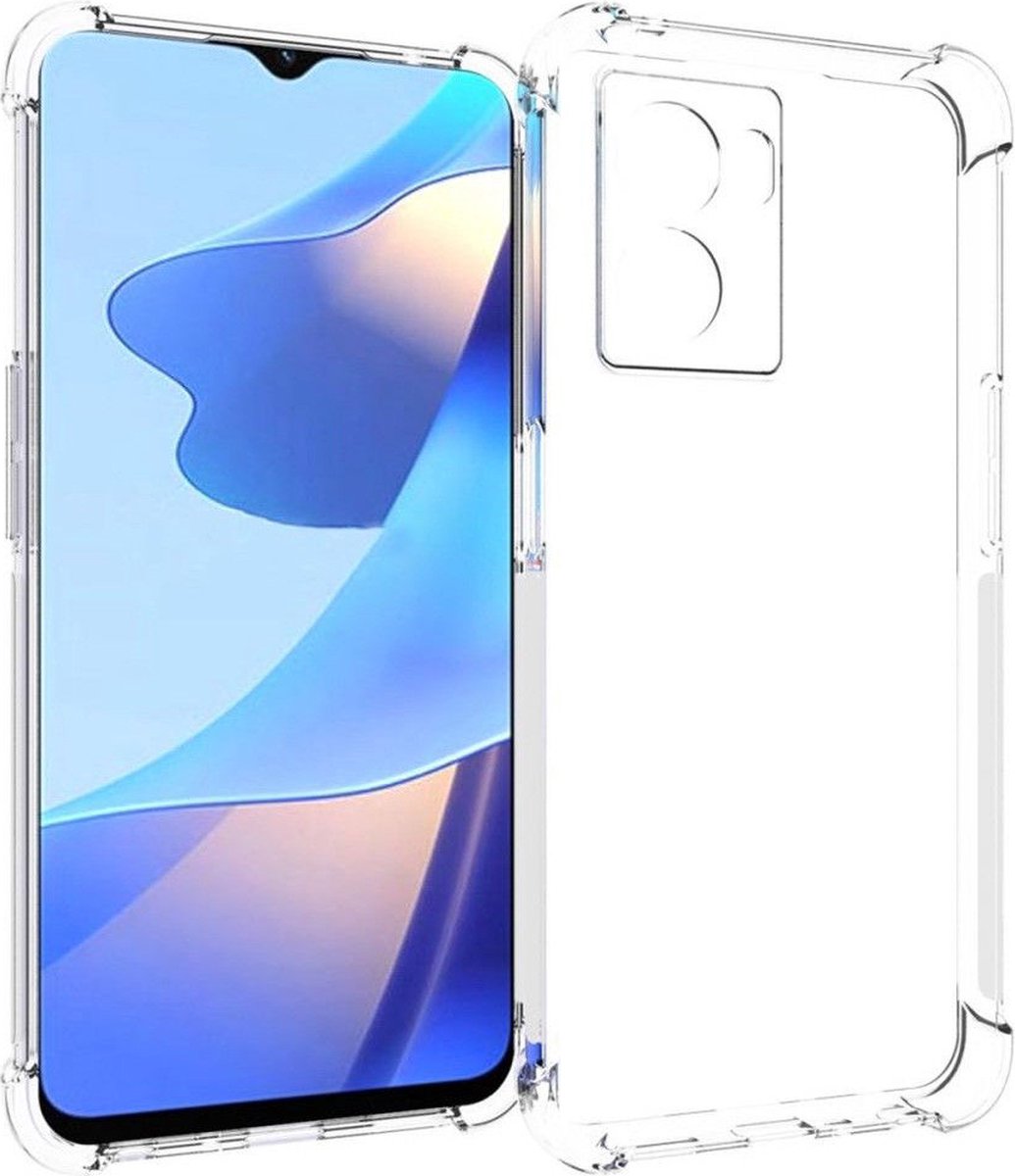 Oppo A57 / A77 Hoesje Schokbestendig en Dun TPU Back Cover Transparant