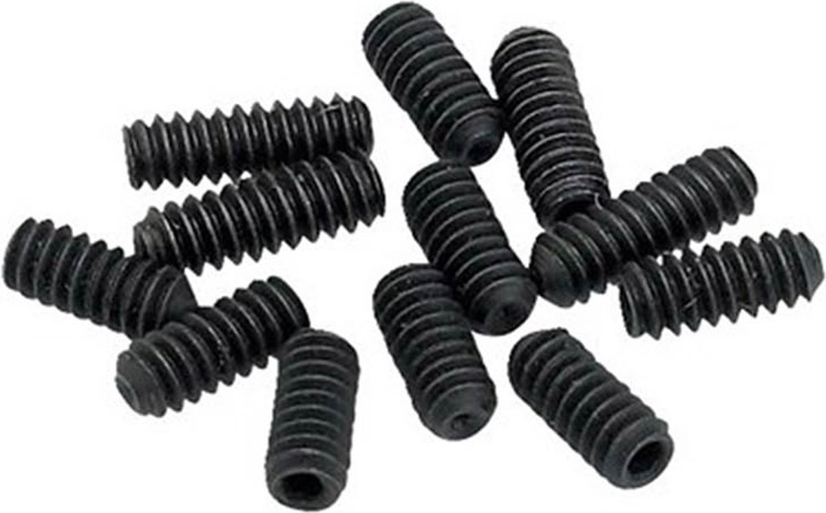 Saddle Height screws, American Deluxe and American Series guitars ’86-’07, zwart, 12 pcs
