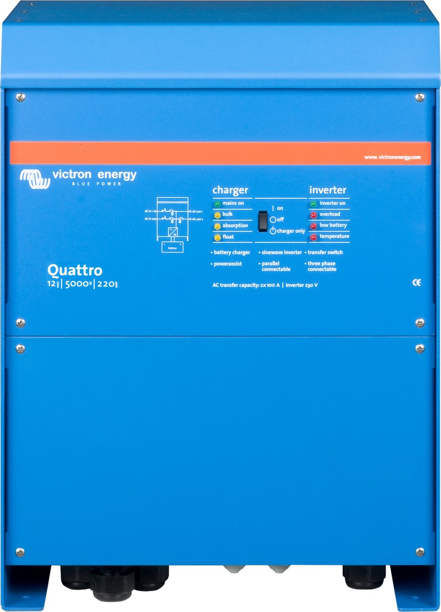 Victron Quattro 12/5000/220-100/100 230V