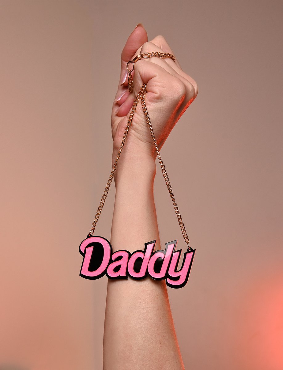 Goedkoopste Banoch | Daddy halsband - hanger met goudkleurige ketting