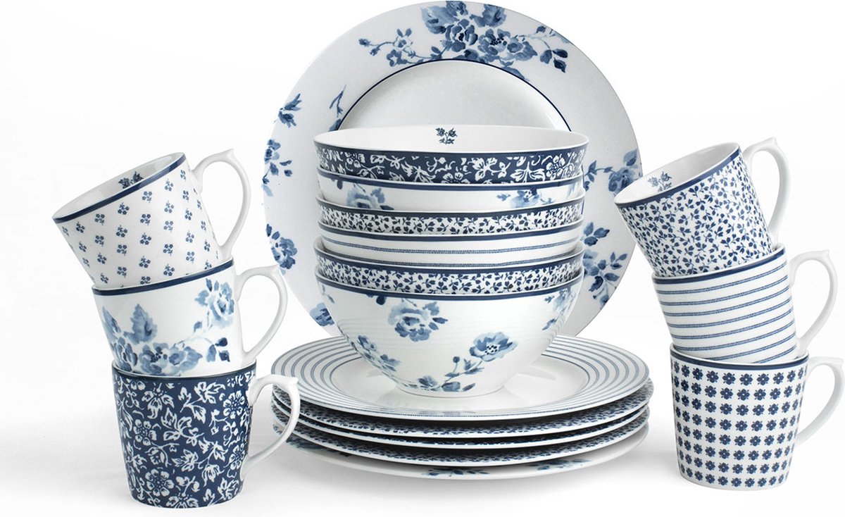 Laura Ashley Blueprint Collectables - Laura Ashley Set 18 Delig Servies