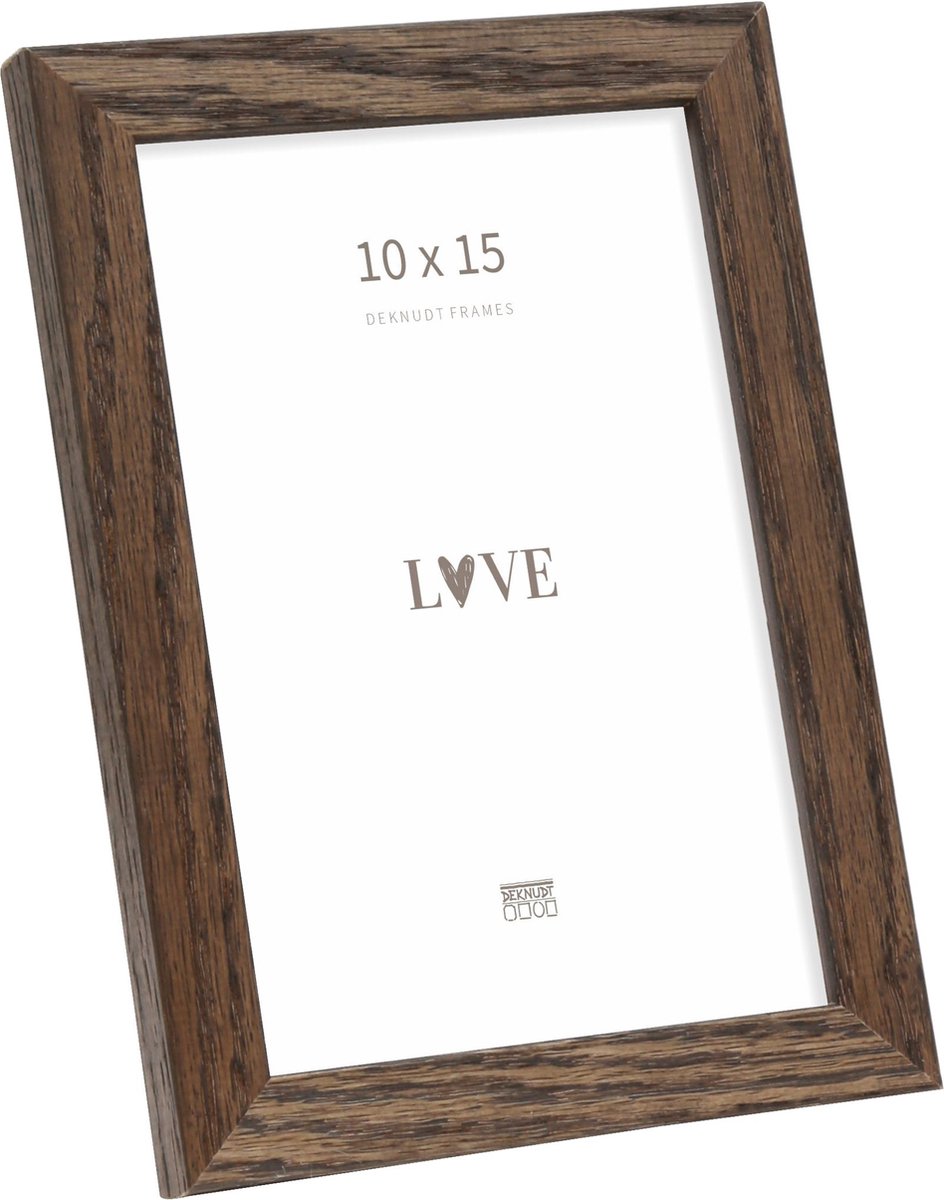 Deknudt Frames fotolijst S47CJ3 - bruin - eik - voor foto 10x15 cm
