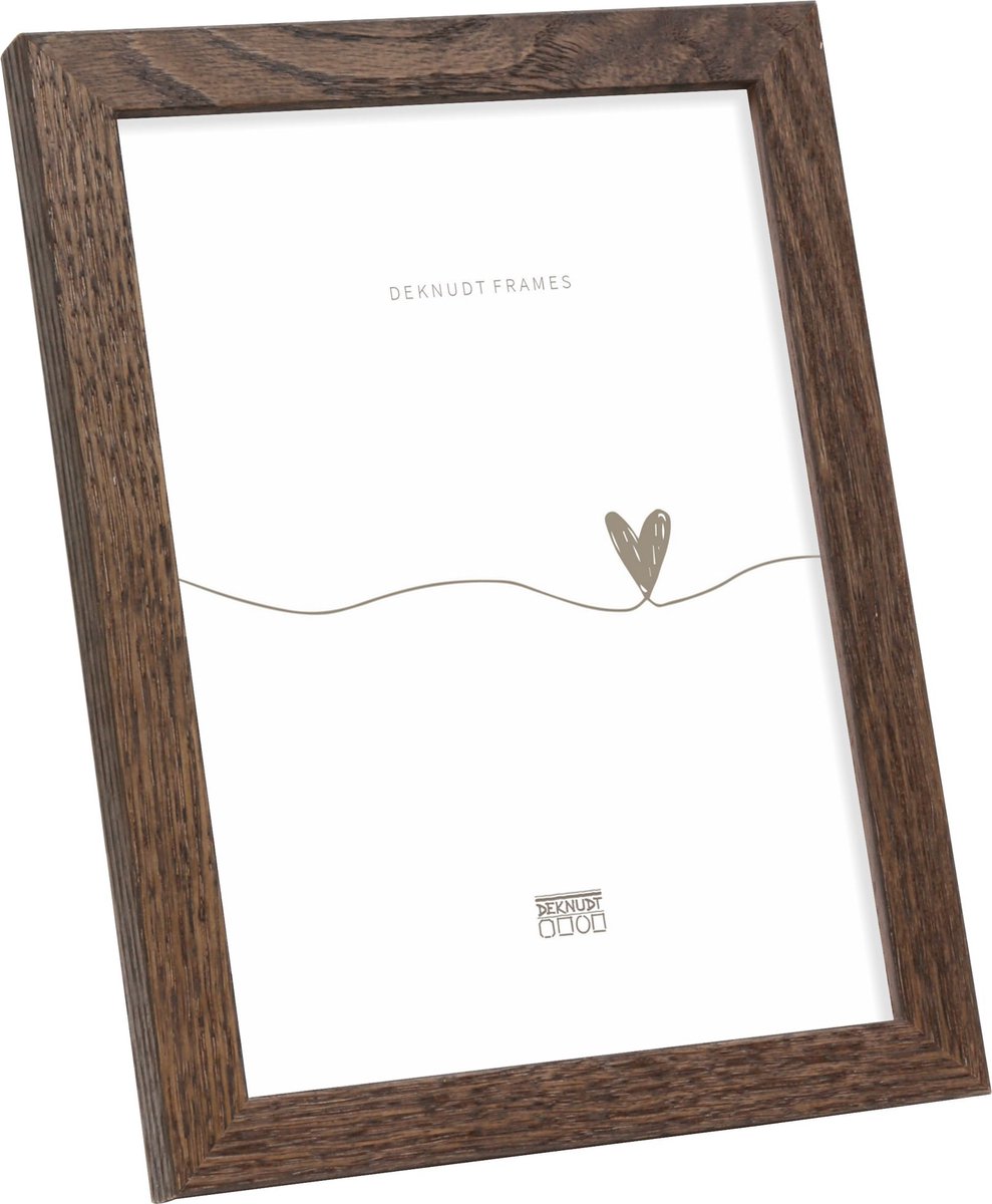 Deknudt Frames fotolijst S47CJ3 - bruin - eik - voor foto 24x30 cm