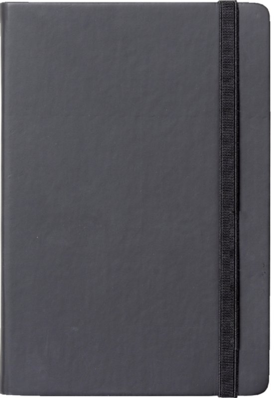 Quantore - Notitieboek - A5 - Zwart - Harde kaft - Gelinieerd