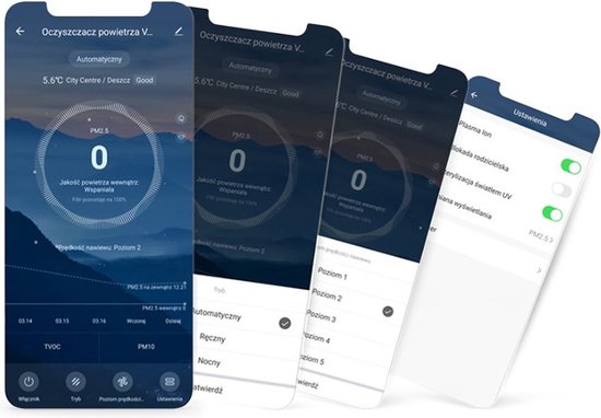 Vestfrost VP-A1S70WH - Purificateur d'air intelligent - Système de 3 filtres