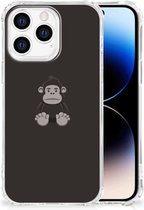 Smartphone hoesje Geschikt voor iPhone 14 Pro Hoesje Bumper met transparante rand Gorilla