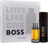 Hugo Boss The Scent Giftset - 50 ml eau de toilette spray + 150 ml deospray - cadeauset voor heren