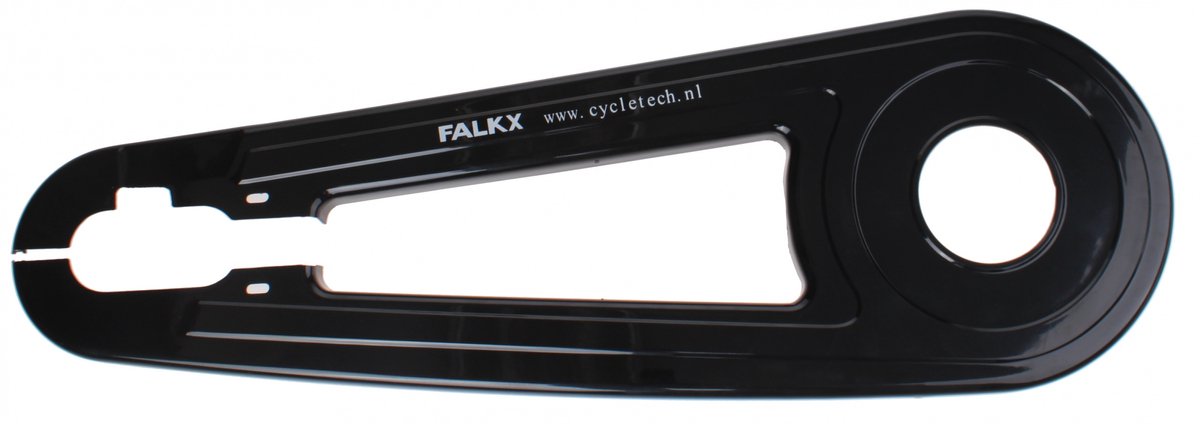 Falkx Kettingkast - Zwart - Inclusief bevestiging - Geschikt voor 26-28 inch fietsen