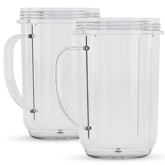 KitchenBrothers Smoothieblender Cups - 400 ml - 2 stuks - Geschikt voor KB678