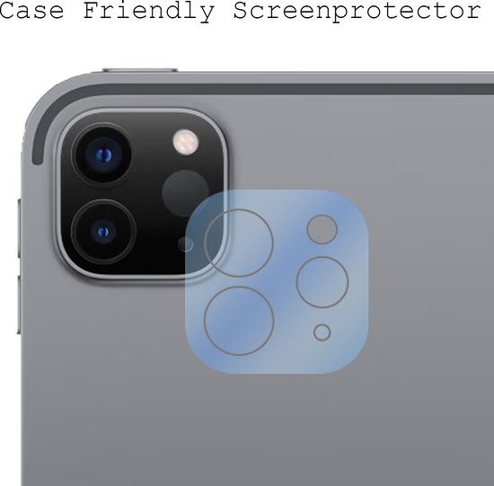 Convient pour iPad Pro 2020 (12,9 pouces) Protecteur d'écran pour appareil photo en Glas Tempered Glass - Convient pour iPad Pro 2020 (12,9 pouces) Protecteur d'écran pour appareil photo - 2 pièces