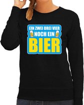 Bellatio Decorations Apres-ski sweater / trui Wintersport Noch ein bier - dames - zwart XS