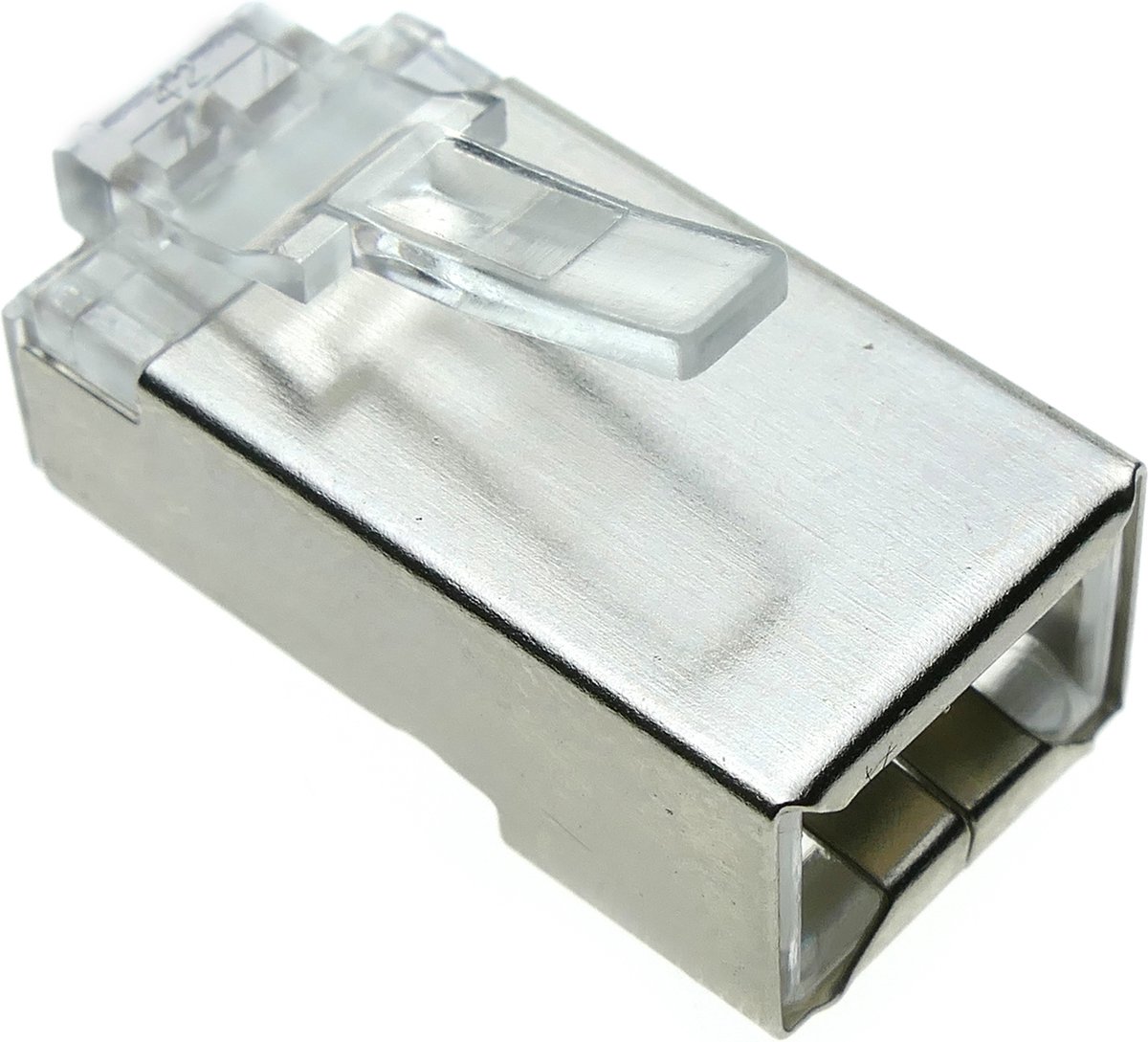BeMatik - FTP-connector Cat.6 RJ45 mannelijk om een 25-pack kabel te krimpen