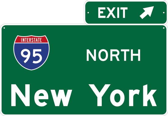 Road Sign - New York North | bol