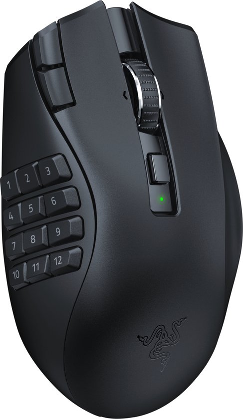 Razer Naga V2 HyperSpeed – Draadloze Gaming Muis – Geschikt voor MMO