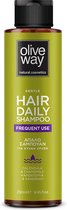 Oliveway Milde natuurlijke milde shampoo voor een dagelijks wellness moment, geeft het haar een gezonde en glanzende natuurlijke schoonheid